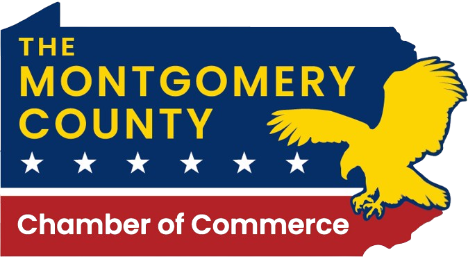 Montgomery County Chamber of Commerce logo featuring an eagle and stars, representing local business support and community engagement for Foran Lawn & Yard's landscaping services.